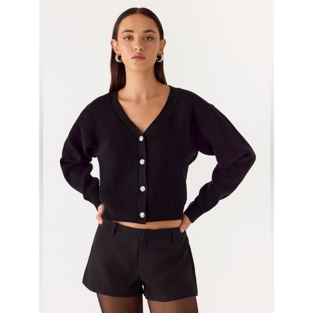 NWT Peppermayo Orla Knit Sweater - Black